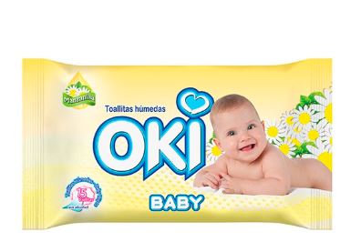 TOALLAS HUMEDAS OKI 72UNID MANZANILLA