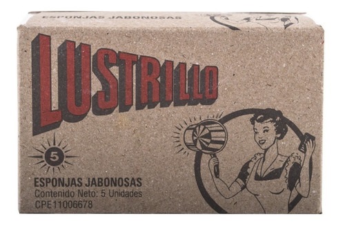 ESPONJA LUSTRILLO 5UND JABONOSA 