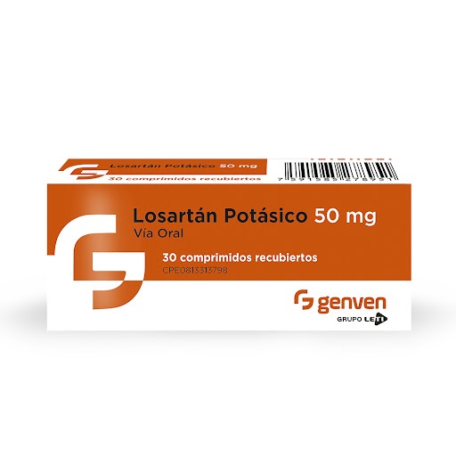 LOSARTAN POTASICO 50MG X 30COMP GENVEN