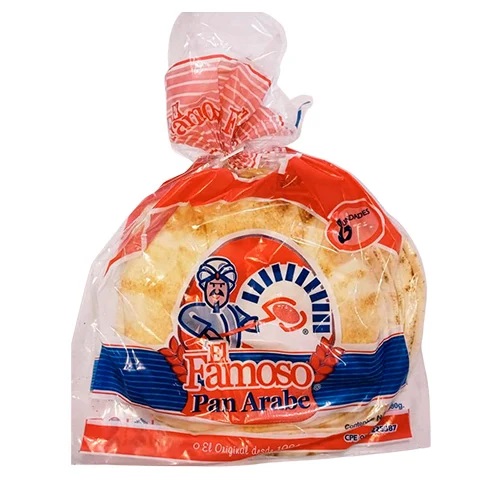 PAN ARABE EL FAMOSO 6UND 380GR