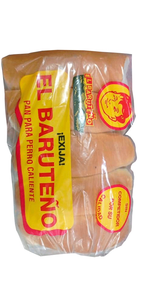 PAN EL BARUTEÑO 450GR PERRO CALIENTE