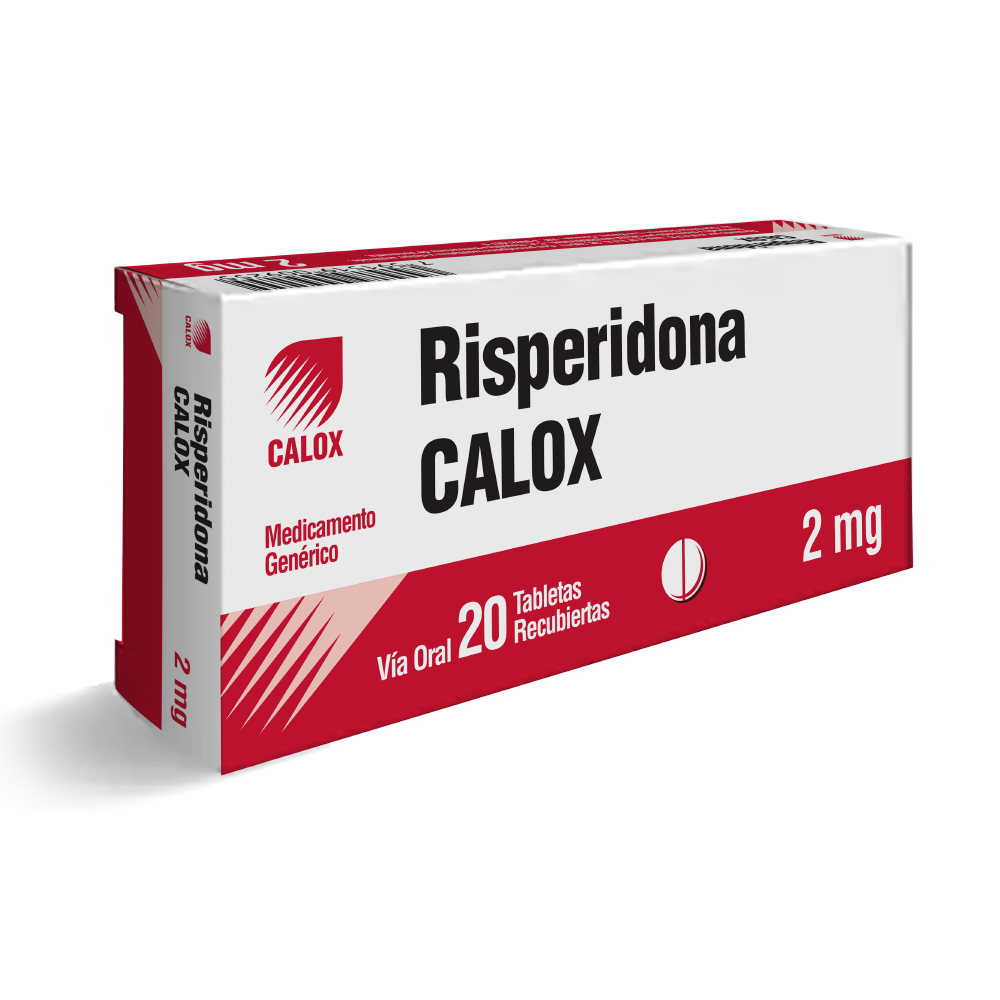 RISPERIDONA 2MG X 20TAB CALOX