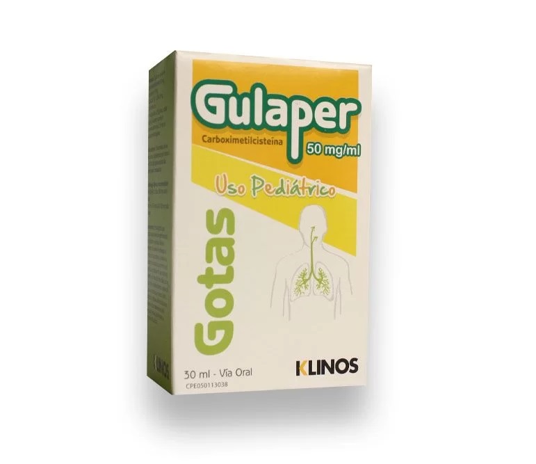 GULAPER 50MG/ML X 30ML GOTAS PED KLINOS