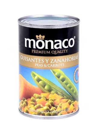 VEGETALES MONACO 425GR MIXTOS