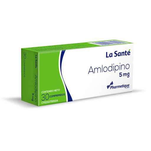 AMLODIPINA 5MG X 30TAB LA SANTE