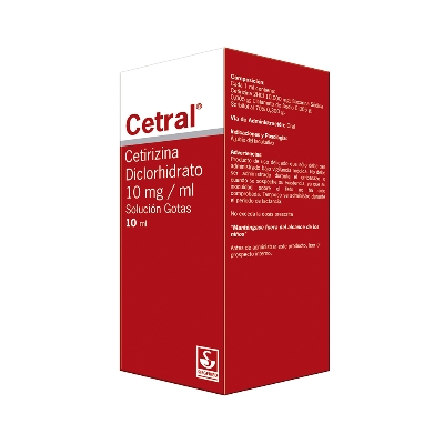 CETRAL 10MG/ML X 10ML CETIRIZINA MEYER