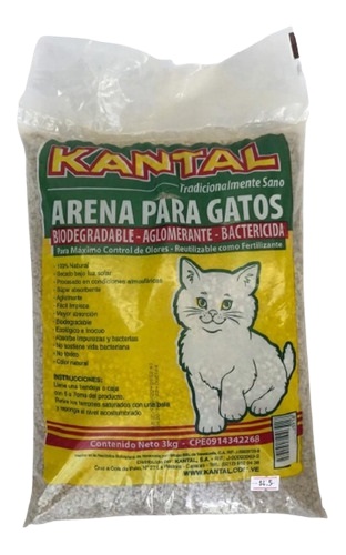 ARENA KANTAL 3KG P/GATOS