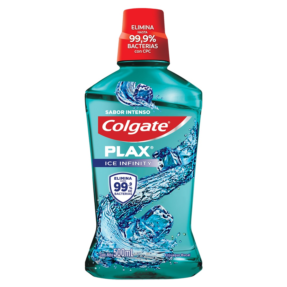 ENJUAGUE BUCAL COLGATE 500ML PLAX ICE IN