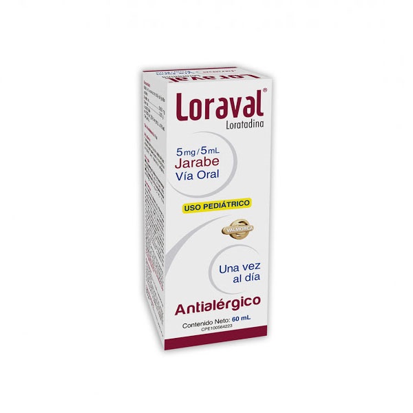 LORAVAL JBE PEDIATRICO 5MG/5ML X 60ML VALMORCA