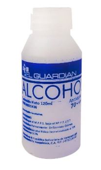 ALCOHOL EL GUARDIAN 120ML ANTISEP