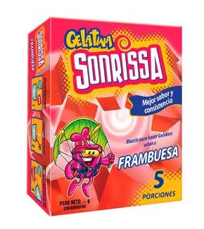 GELATINA SONRISSA 66GR FRAMBUESA