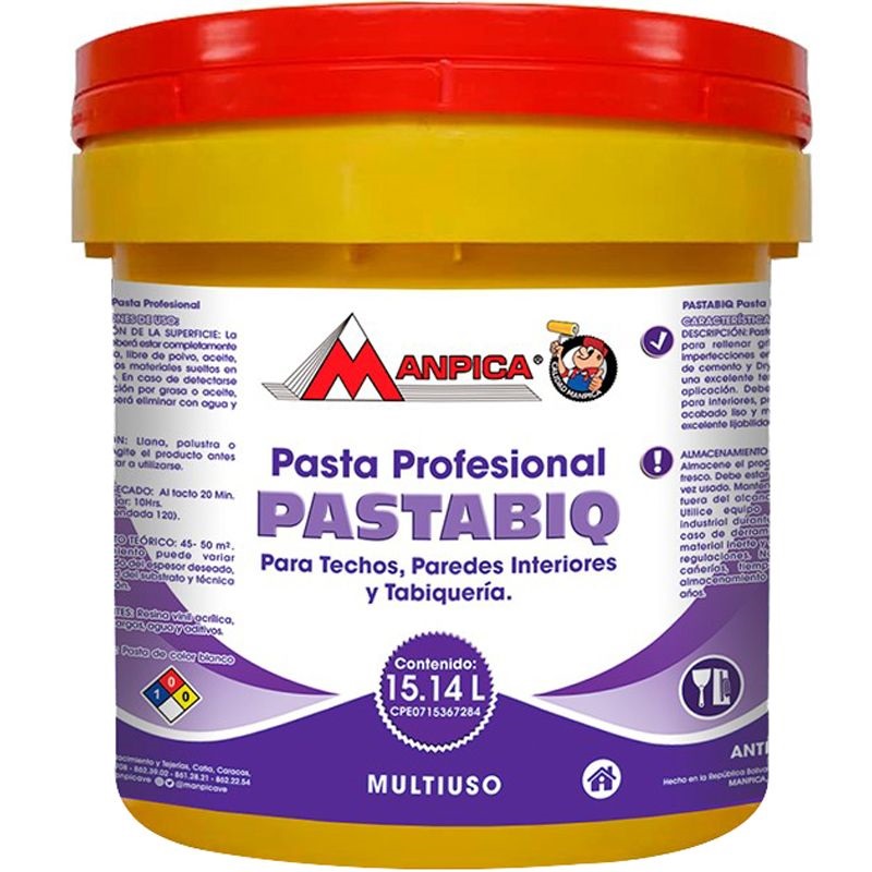 PASTA PROFESIONAL PASTABIQ TOBO 4 GAL