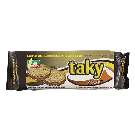GALLETAS TAKY 216GR CHOCOLATE
