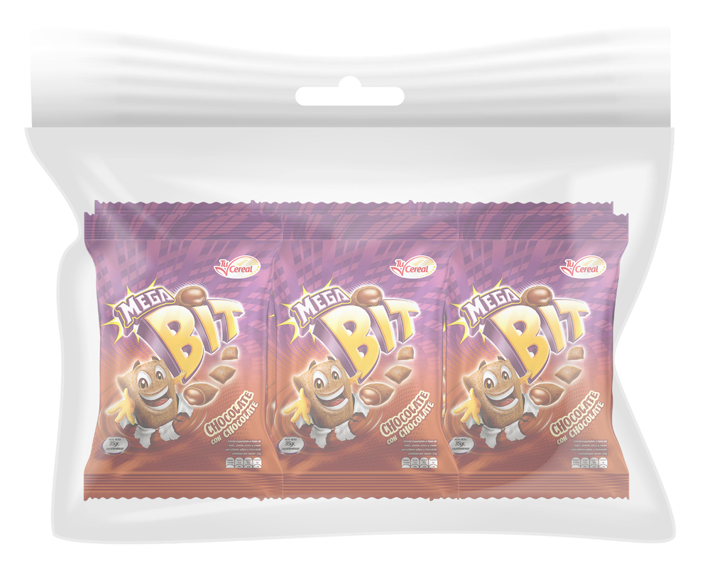 CEREAL MEGA BIT 6 X 35GR CHOCOLATE CHOCO