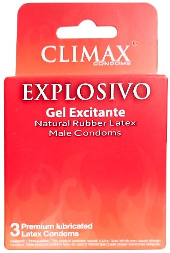 PRESERVATIVO EXPLOSIVO X 3UNID CLIMAX
