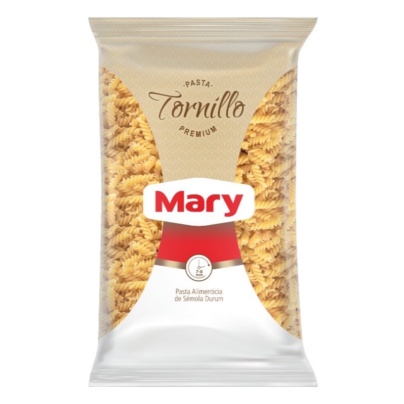 PASTA MARY 500GR TORNILLOS PREMIUN