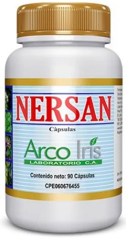 NERSAN 300MG X 90 CAPS ARCO IRIS