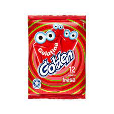 GELATINA GOLDEN 96GR FRESA