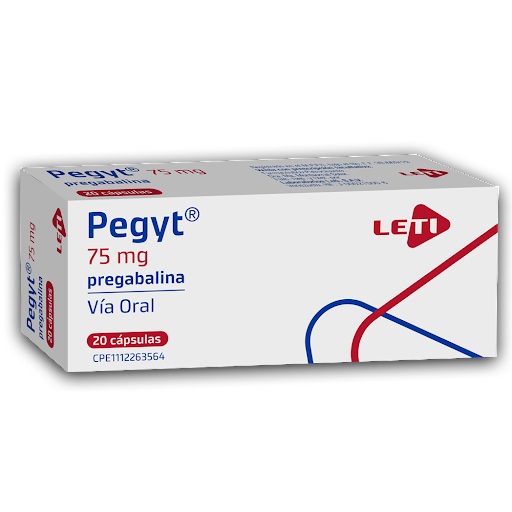 PEGYT 75MG X 20TAB PREGABALINA LETI