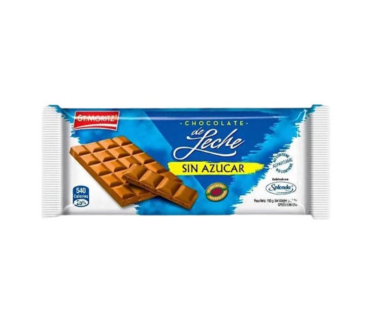 CHOCOLATE ST MORITZ 100GR LECHE S A***