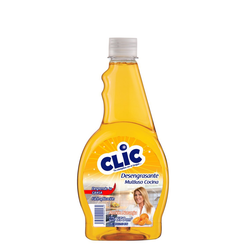 DESENGRASANTE CLIC  650ML NARAJ REP