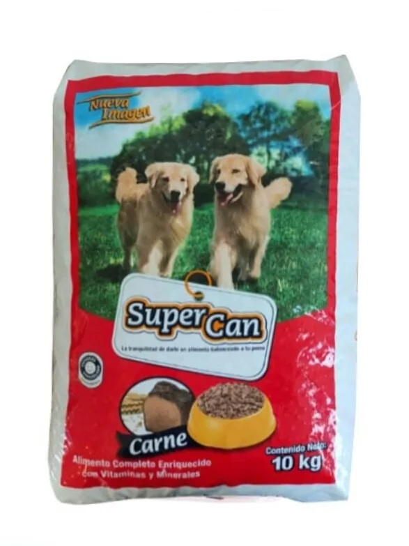ALIMENTO P/PERRO SUPERCAN 10KG CARNE