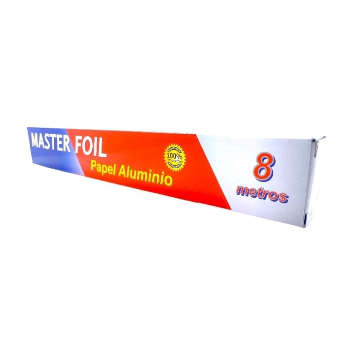 PAPEL ALUMINIO MASTER FOIL 8MTS
