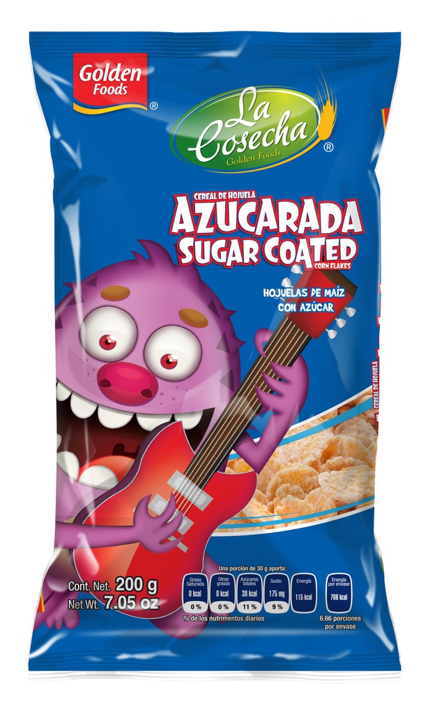 CEREAL LA COSECHA 200GR HOJUELA AZUCARAD