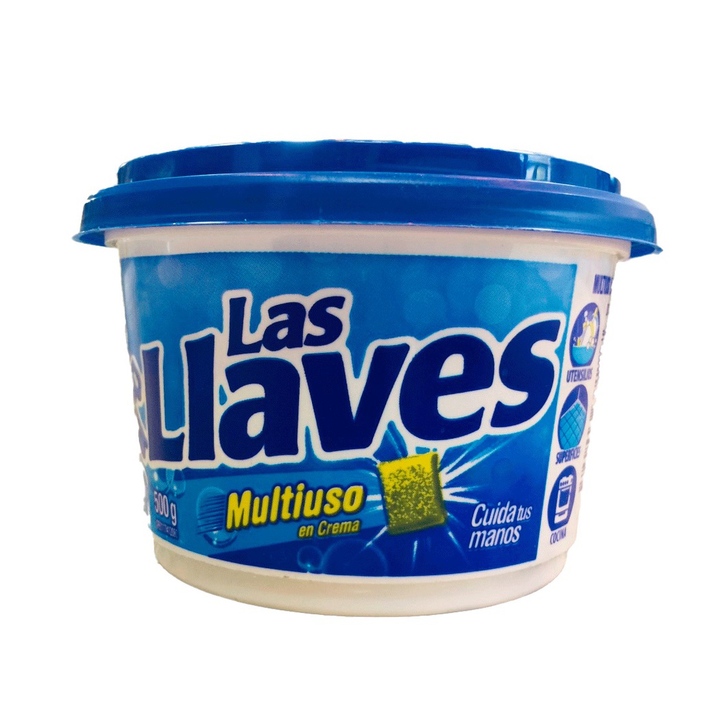 LAVAPLATOS LAS LLAVES 500GR CREMA MULTI