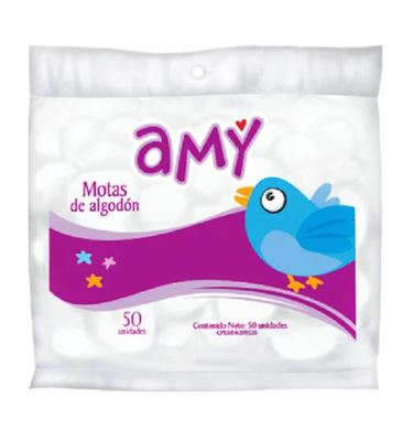 MOTAS DE ALGODON AMY 50UND