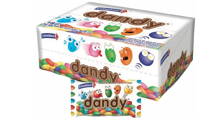 GRAGEAS DANDY COLOMBINA 19GR X 18UND