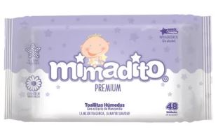 TOALLAS HUMEDAS MIMADITO 48UND