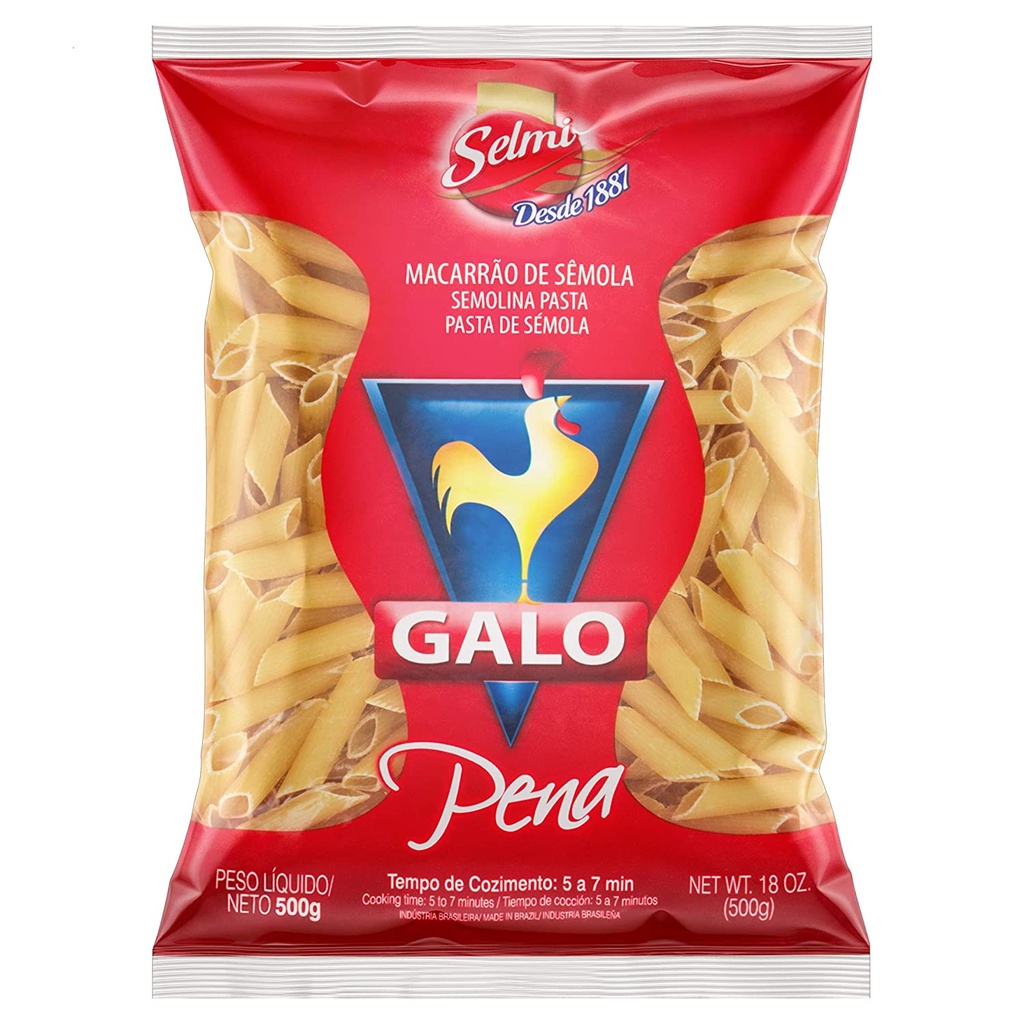 PASTA GALO 500GR PENNE