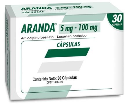 ARANDA 5MG-100MG X 30CAPSULAS FARMA