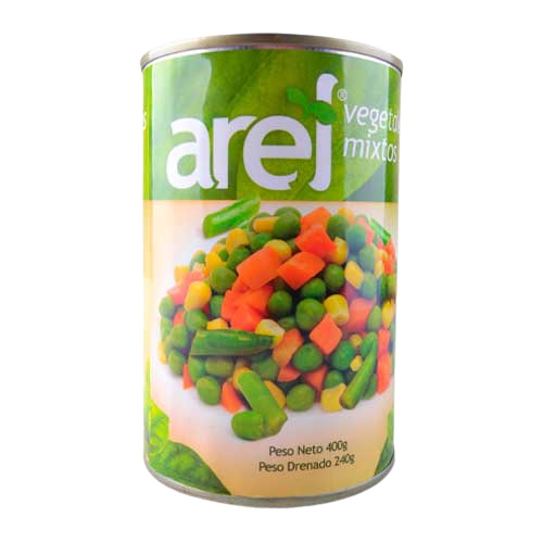 VEGETALES AREL 400GR MIXTOS