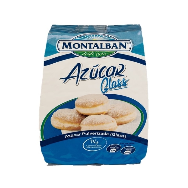AZUCAR GLASS MONTALBAN 1KG PULVERIZADA
