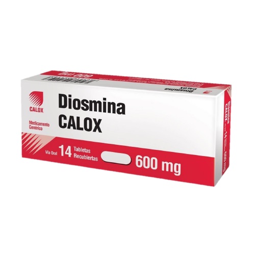 DIOSMINA 600MG X 14TABLETAS CALOX