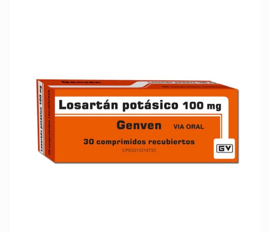 LOSARTAN POTASICO 100MG X 30TAB GENVEN