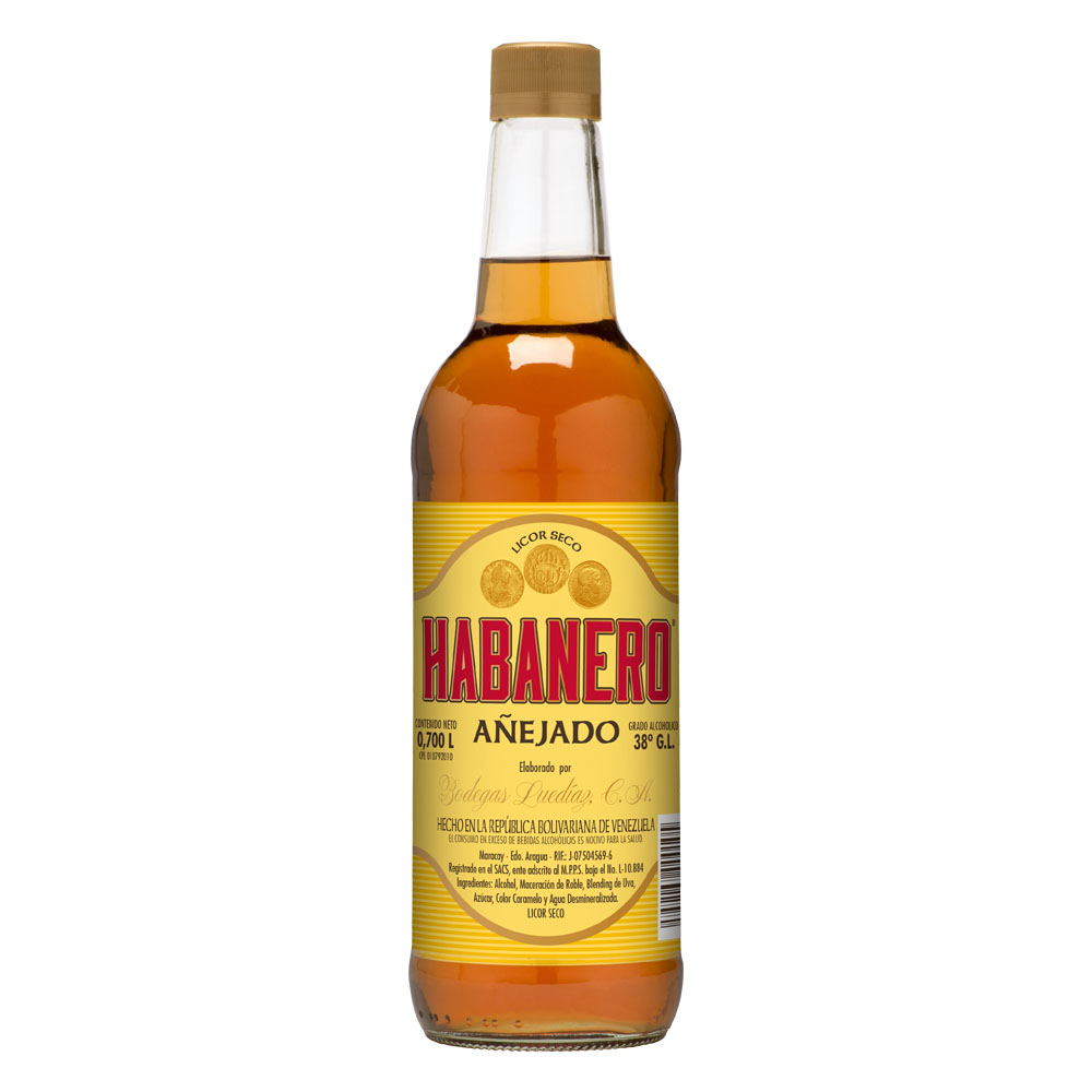 LICOR DE RON HABANERO 1LT