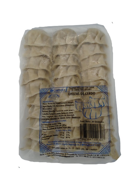 GYOZAS DE CERDO GLENDYR 30 UNID