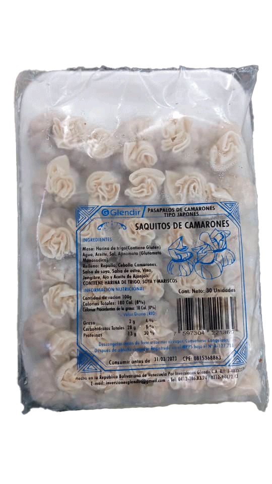 SHUMAI DE CAMARONES GLENDYR 50UNID