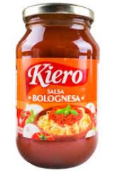 SALSA KIERO 500GR PARA PASTA BOLOGNESA