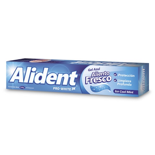 CREMA DENTAL ALIDENT  100GR GEL AZUL