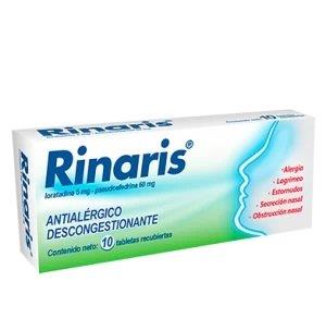 RINARIS 5MG 60MG X 10TAB FARMA