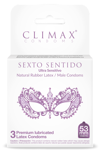 PRESERVATIVO 6 SENTIDO X 3UNID CLIMAX