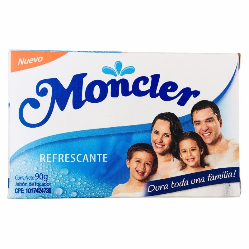 JABON MONCLER 90GR  AZUL