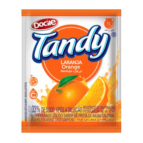 BEBIDA EN POLVO TANDY 25GR NARANJA
