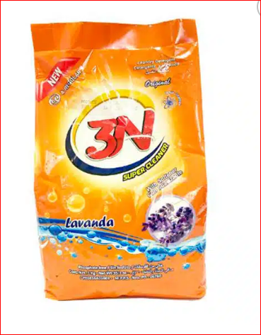 DETERGENTE 3N 1KG LAVANDA POLVO