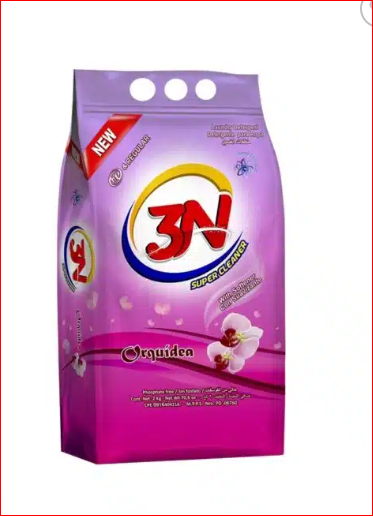 DETERGENTE 3N 1KG ROSA ORQU POLVO