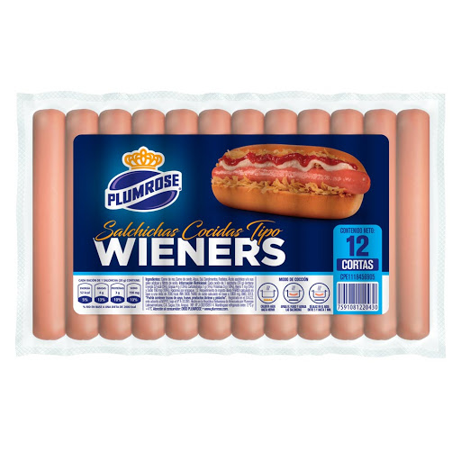 SALCHICHAS PLUMROSE 225 GR WIENERS